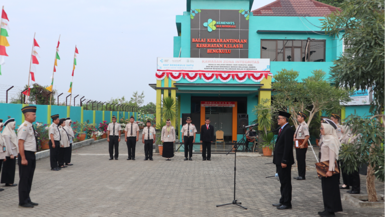 Rangkaian Kegiatan Peringatan Hari Kemerdekaan RI ke-79 Tahun 2024 Di Balai Kekarantinaan Kesehatan Kelas II Bengkulu