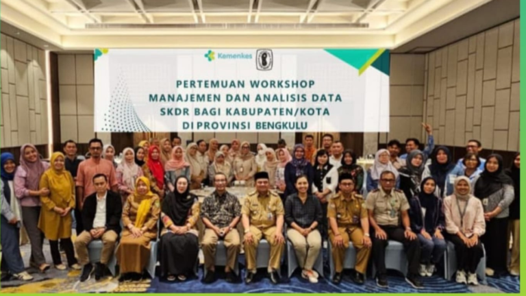 Workshop Managemen dan Analisis Data SKDR di Provinsi Bengkulu